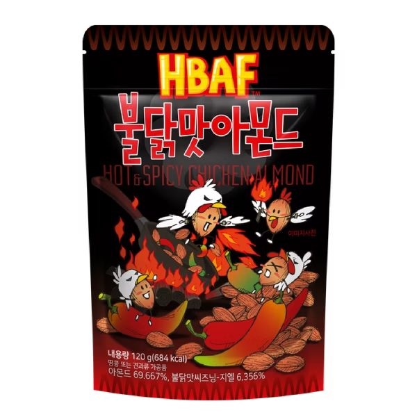HBAF 杏仁果(火辣雞風味)120g