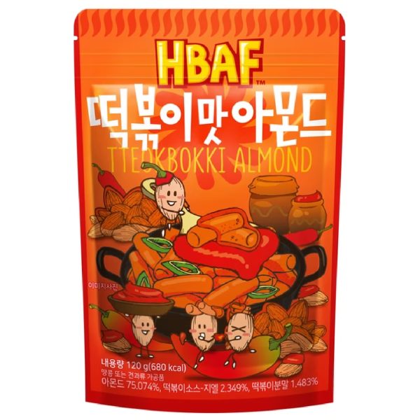 HBAF 杏仁果(辣炒年糕風味)120g
