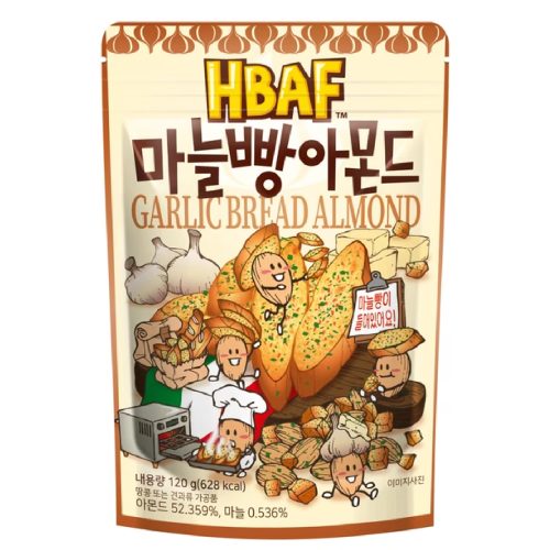 HBAF 杏仁果與大蒜麵包120g