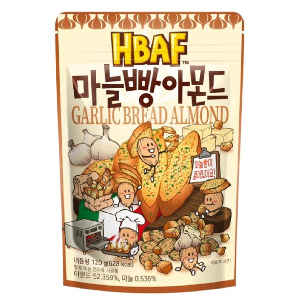 HBAF 杏仁果與大蒜麵包120g