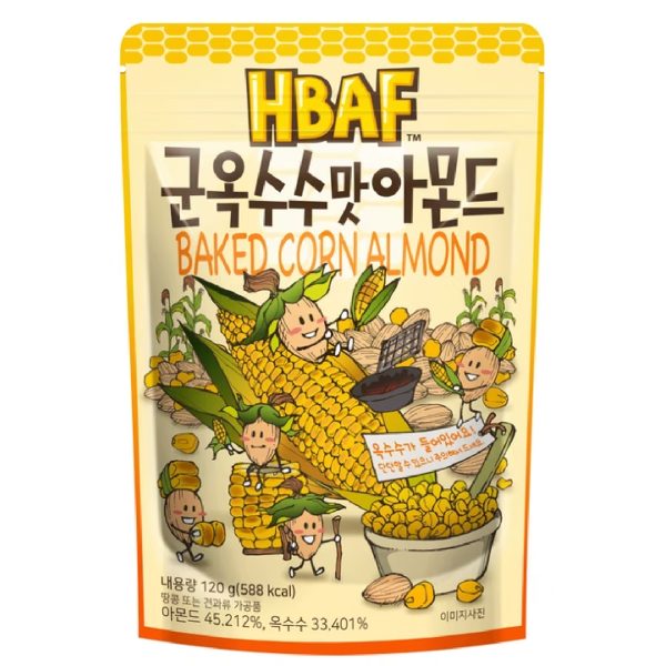 HBAF 杏仁果與烤玉米120g