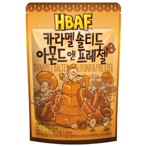 HBAF焦糖杏仁果與蝴蝶餅120g