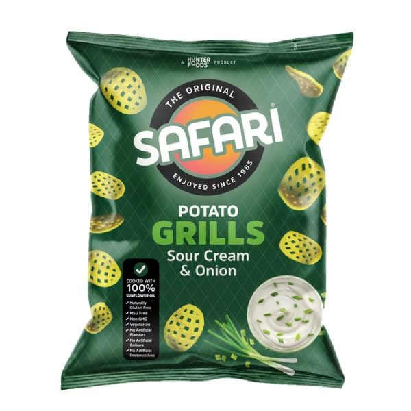 SAFARI 格子洋芋片(酸奶洋蔥味)60g