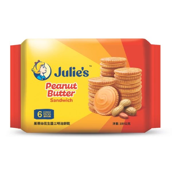 茱蒂絲花生醬三明治餅180G(袋裝)