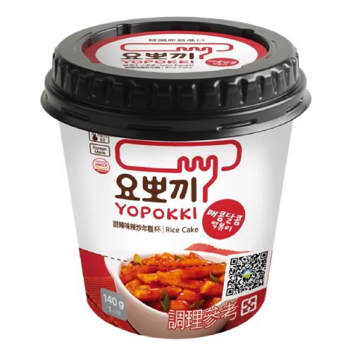 YOPOKKI 甜辣味辣炒年糕(杯)140g