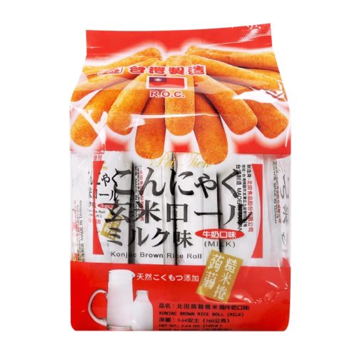 北田蒟蒻糙米捲-牛奶口味