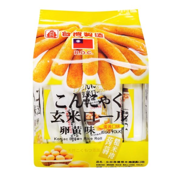 北田蒟蒻糙米捲-蛋黃口味