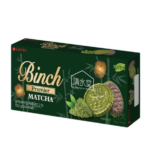 韓國樂天BINCH抹茶餅乾 102g